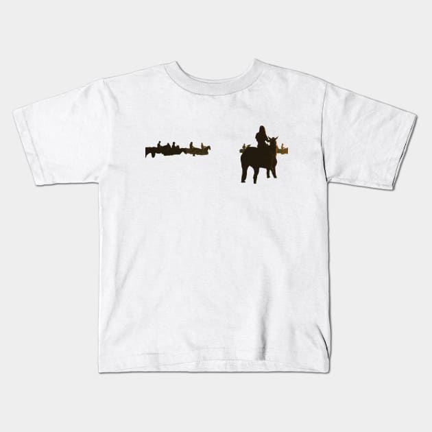 Horses | Holy Fire Kids T-Shirt by jbrulmans